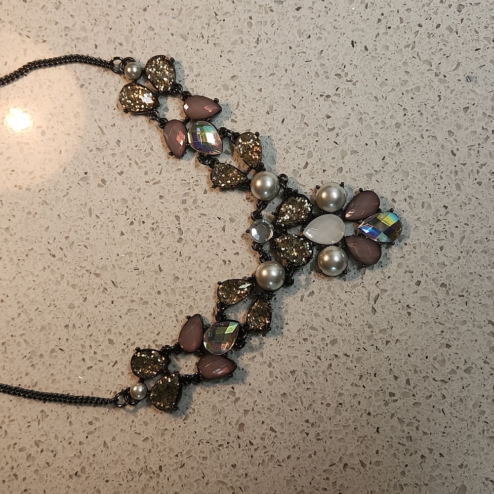 Maurices NWOT Purple Fashion Statement Necklace